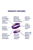 Couple's vibrator - Double Plus remote control