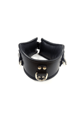 Collier de Posture Verrouillable avec Anneaux D - Cuir