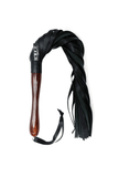 Fouet Cuir - Poignée en Bois
