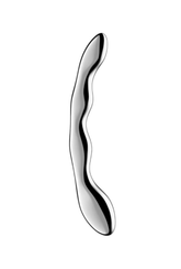 Dildo Double Extrémité en Acier - Cosmic Crest 2