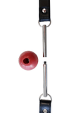 Baillon Boule en Cuir avec Tige Acier & Boule Amovible
