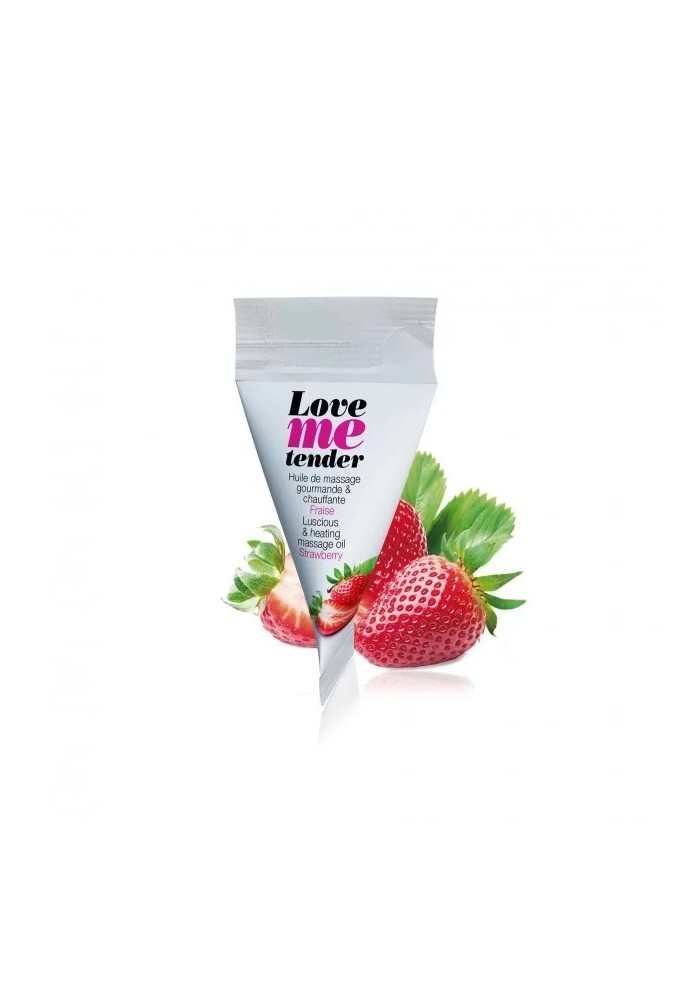 Love me tender - Berlingot - Massage oil - Strawberry - 0,33 fl oz