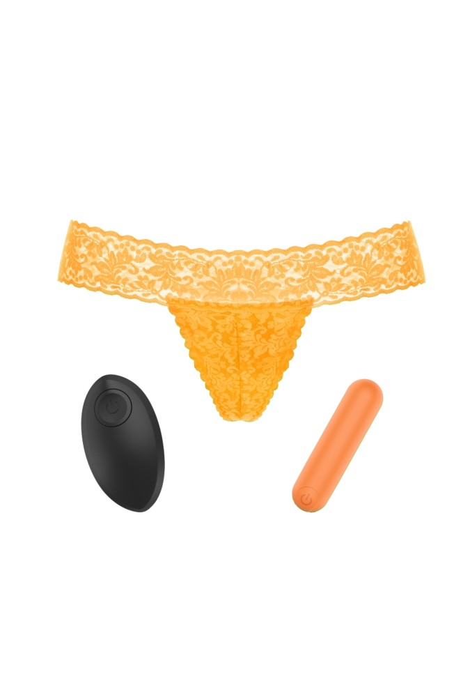 Secret panty 2 - String vibrant - Orange