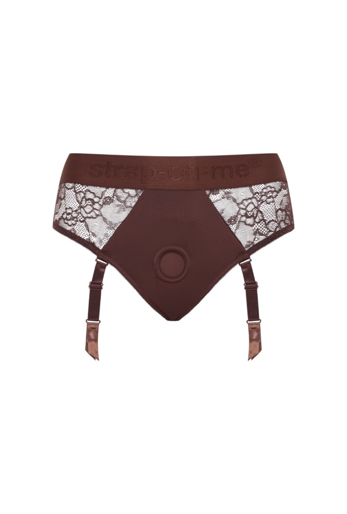 Diva - Lingerie harness - Chocolate - Brown