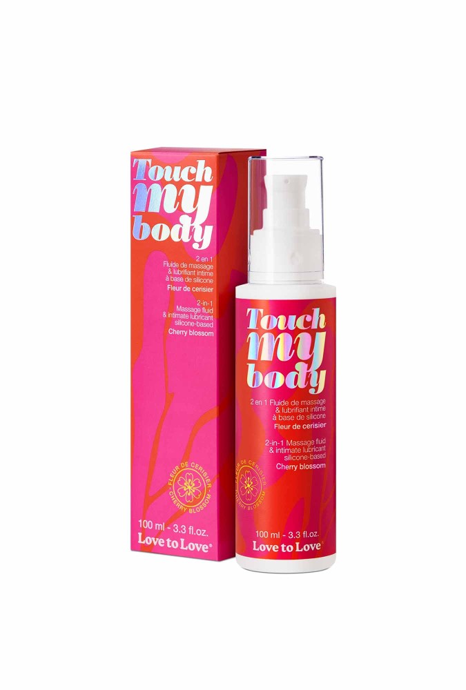 Touch my body - Massage et lubrifiant - Fleurs de cerisier - 100 ml