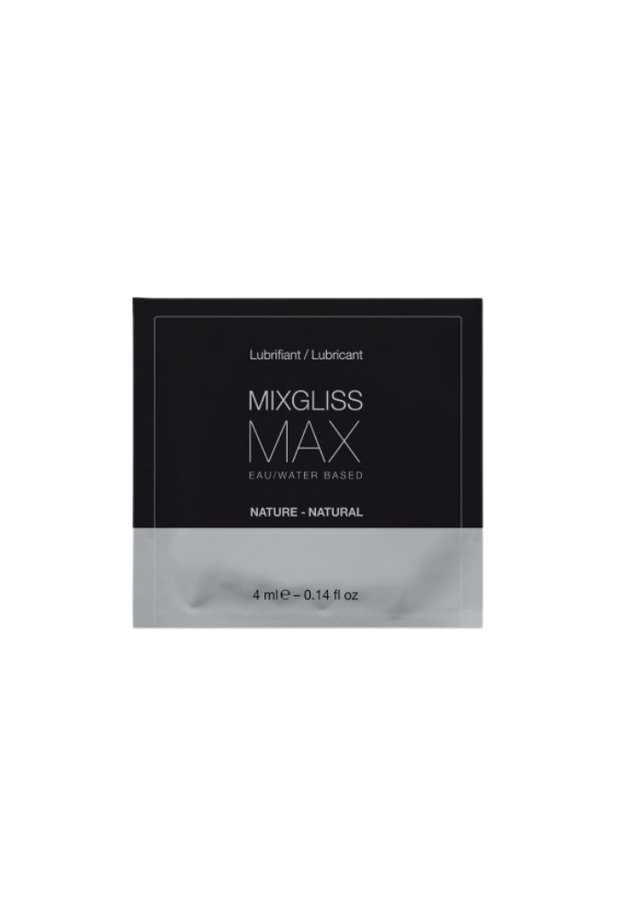 12 Water-Based Lubricant Sachets - Mixgliss Max