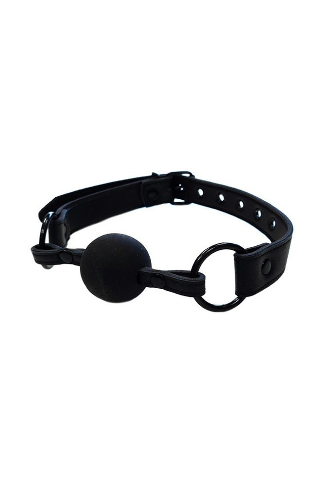 Verstellbarer Ballknebel - Leder