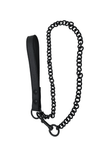 Laisse Élégante avec Chaine - Cuir
