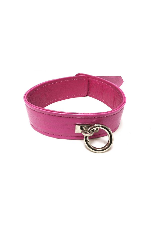 Submission Collar with Ring - Leather