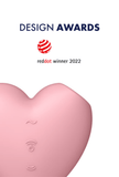 Pulsating Air & Vibrating Clitoral Stimulator - Cutie Heart
