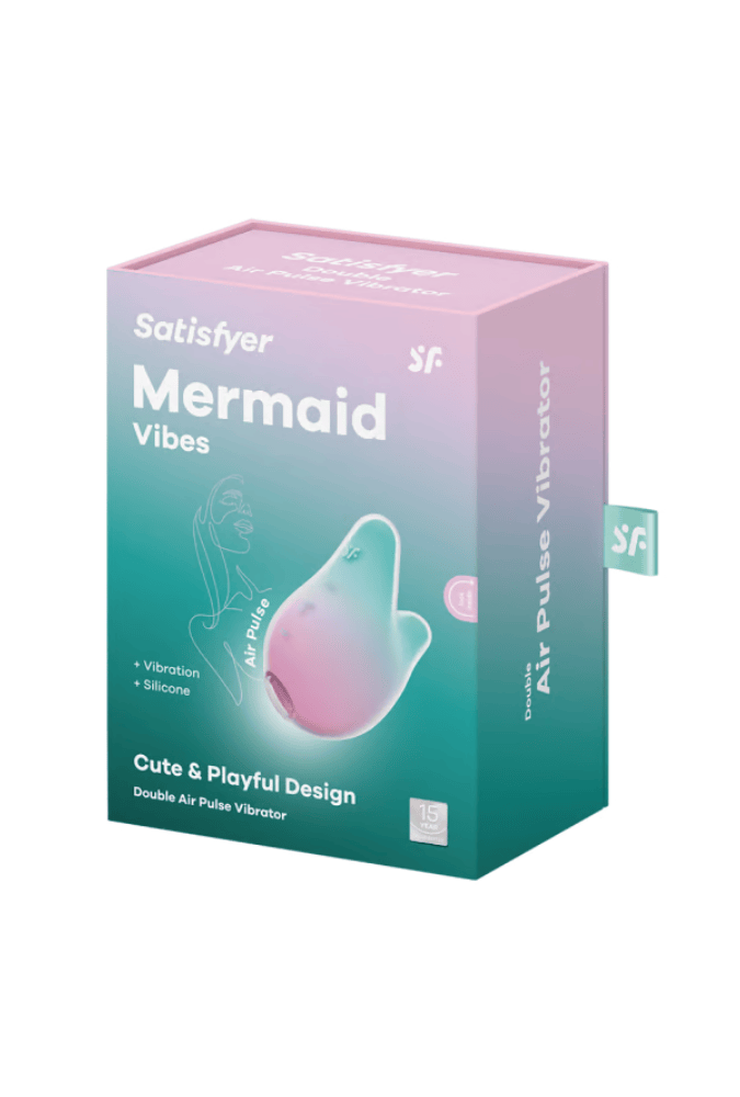 Pulsating Air & Vibration Clitoral Stimulator - Mermaid Vibes