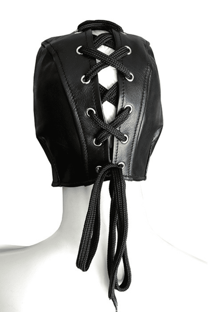 Masque demi-visage - Cuir