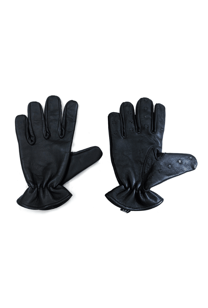 Gant Vampire avec picots - Cuir