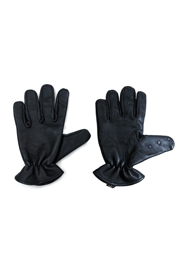 Vampirhandschuh mit Stacheln - Leder