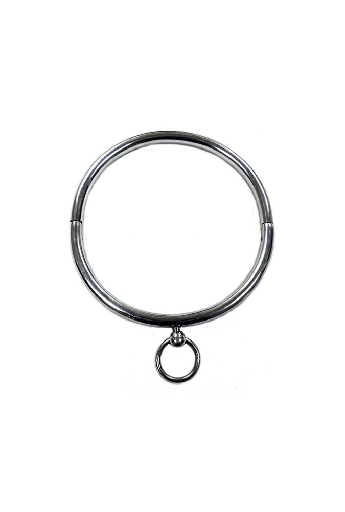 Collier de Soumission avec Anneau - Acier