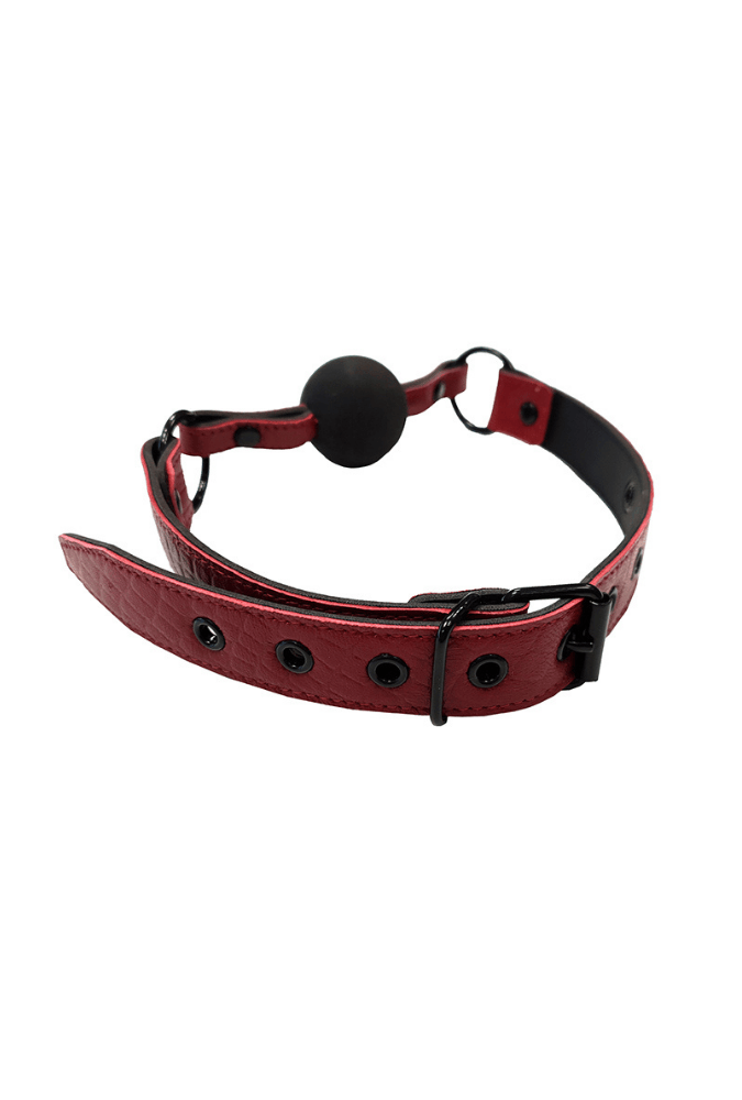 Leder-Ballknebel - Anaconda