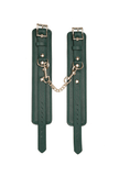 Menottes de Cheville Mossy Chic - Cuir vert