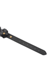 Leather Submission Collar with Leash - Flower Rhythm